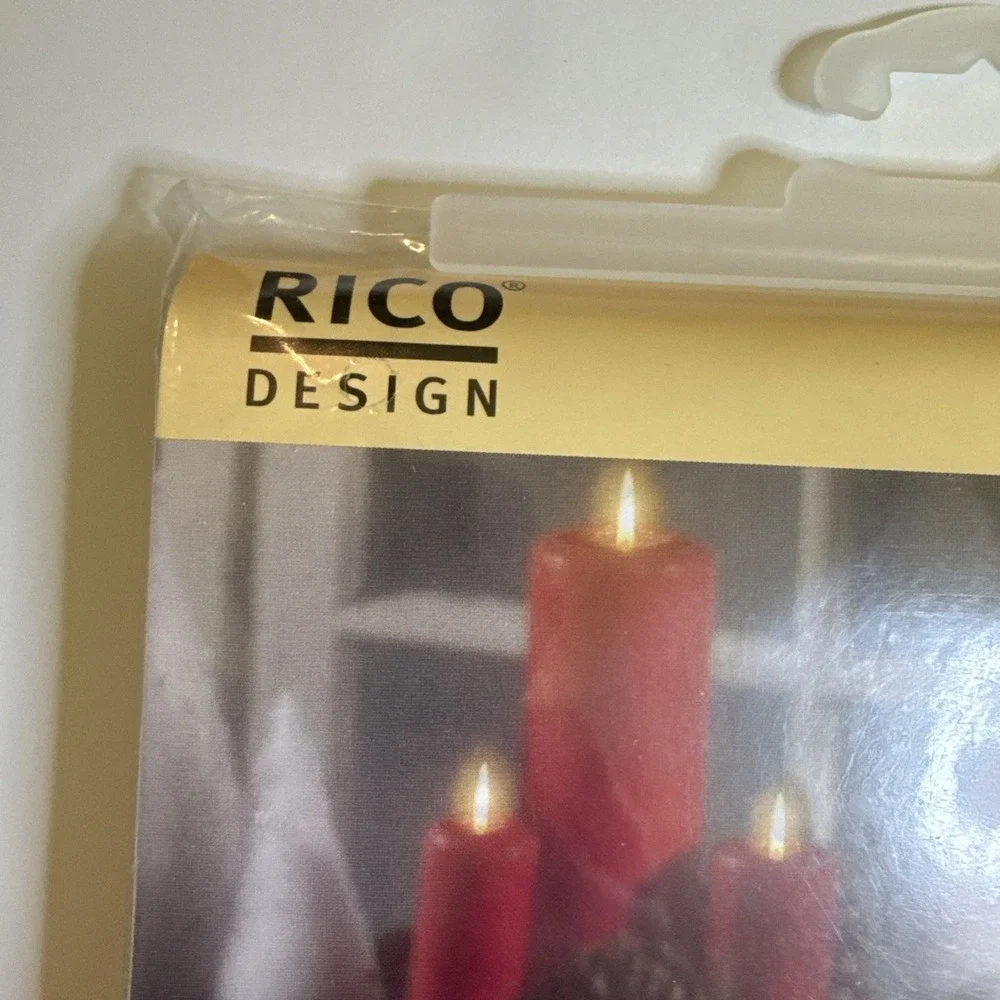Rico Design Counted Cross Stitch Kit Christmas Table Cloth 31 x 31 inches #48636